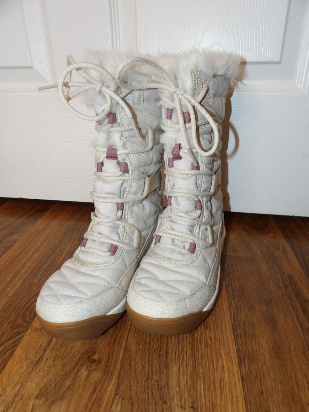 Columbia Mink IV Boots Waterproof Faux Fur Size 6